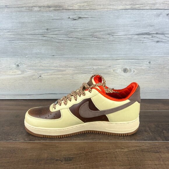 Nike Air Force 1 07 Mens Size 12 Light British Tan Cacao Wow Sesame HQ3447 222 - Picture 7 of 10